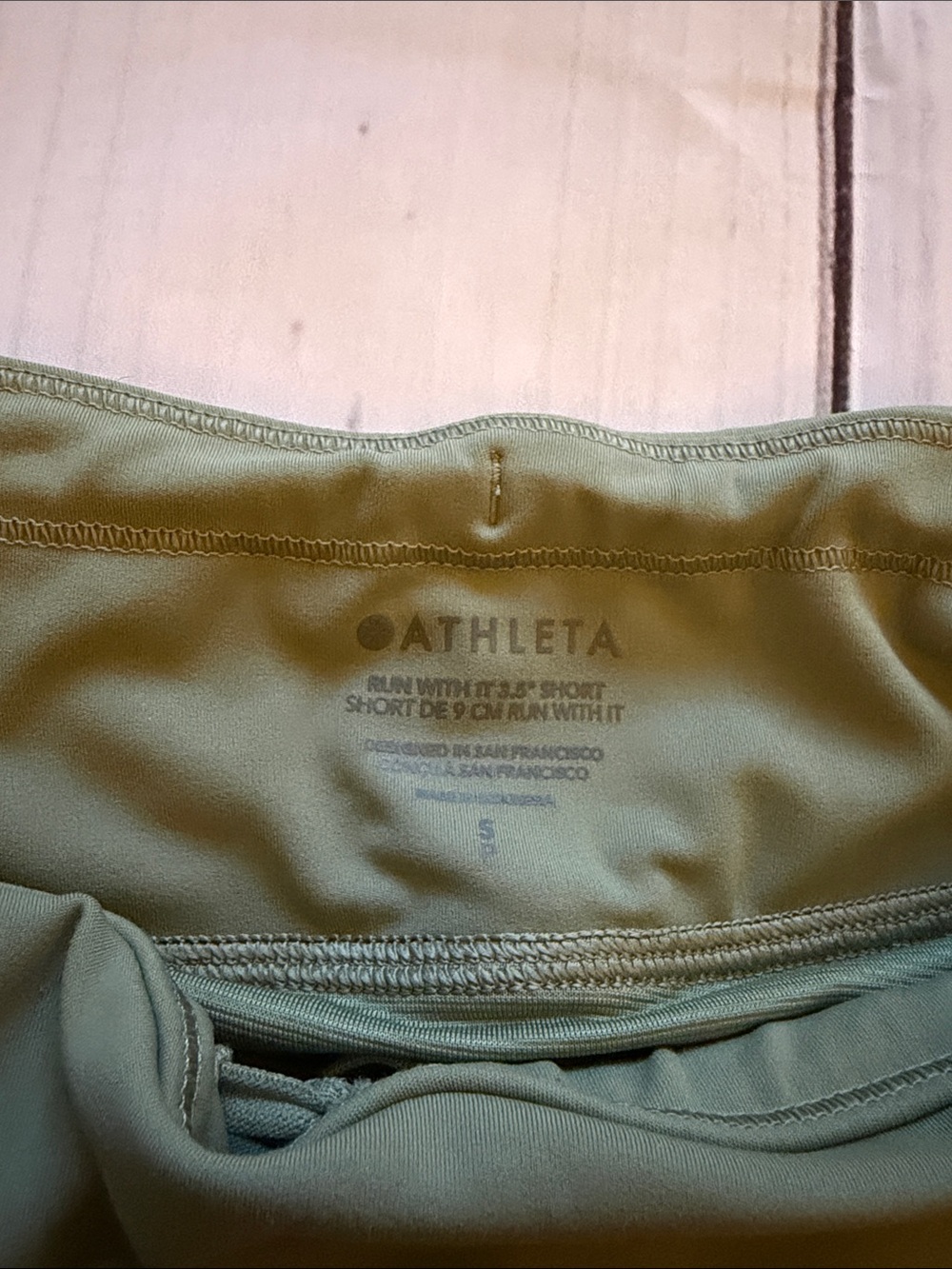 Athleta Women’s Olive Green Athletic Shorts - Picture 5 of 7